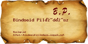 Bindseid Piládész névjegykártya